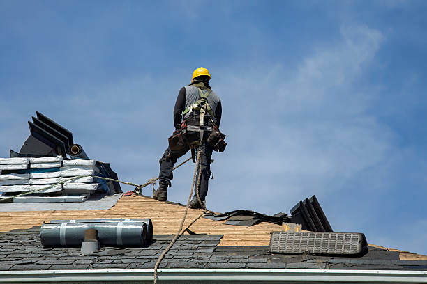 Professional Roofing technician working in Brielle, NJ